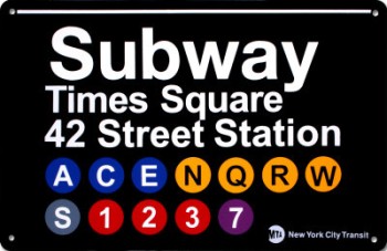 subway station times square NY